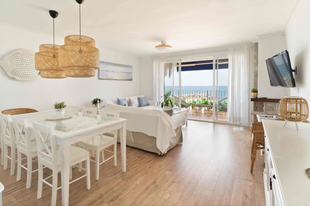 Apartamento Primera Linea De Mar Con Espectaculares Vistas Daire Sant Pol De Mar Dış mekan fotoğraf